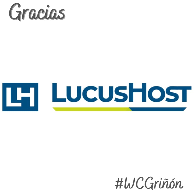 Gracias LucusHost – Patrocinador Oro