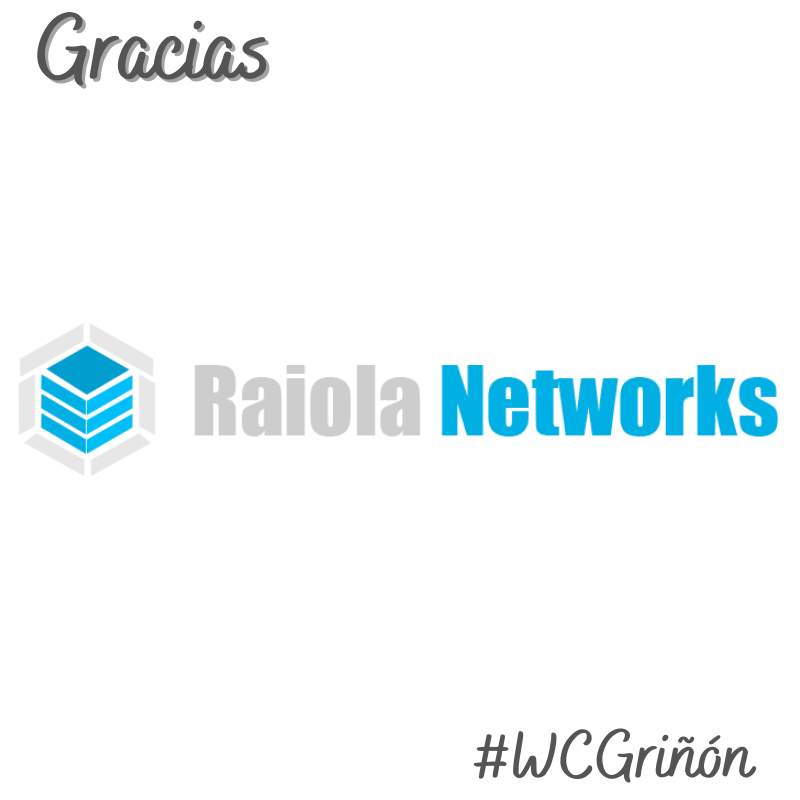Gracias Raiola Networks – Patrocinador After Party